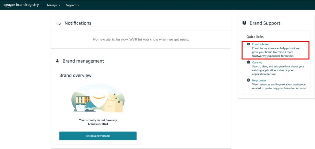 Amazon brand registry