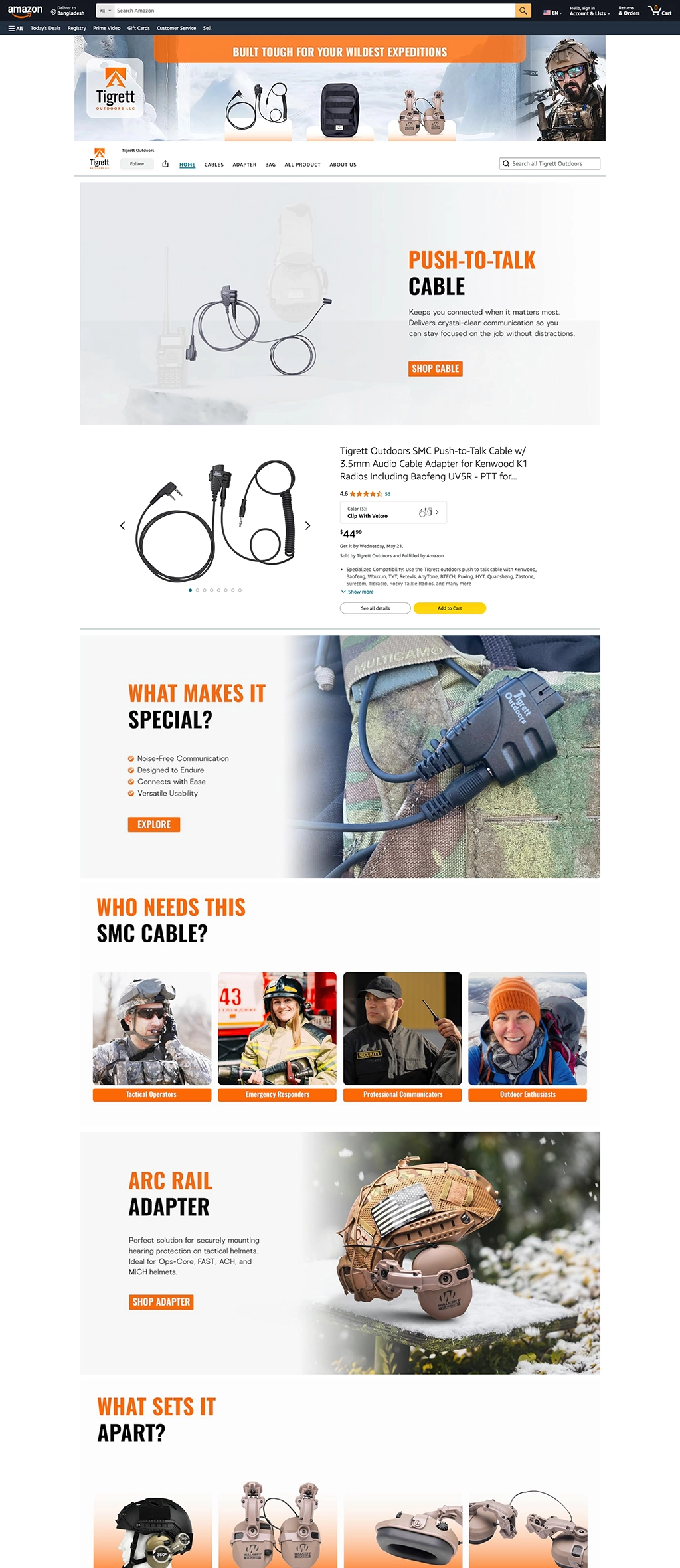 Brand’s Bro Amazon Storefront Examples