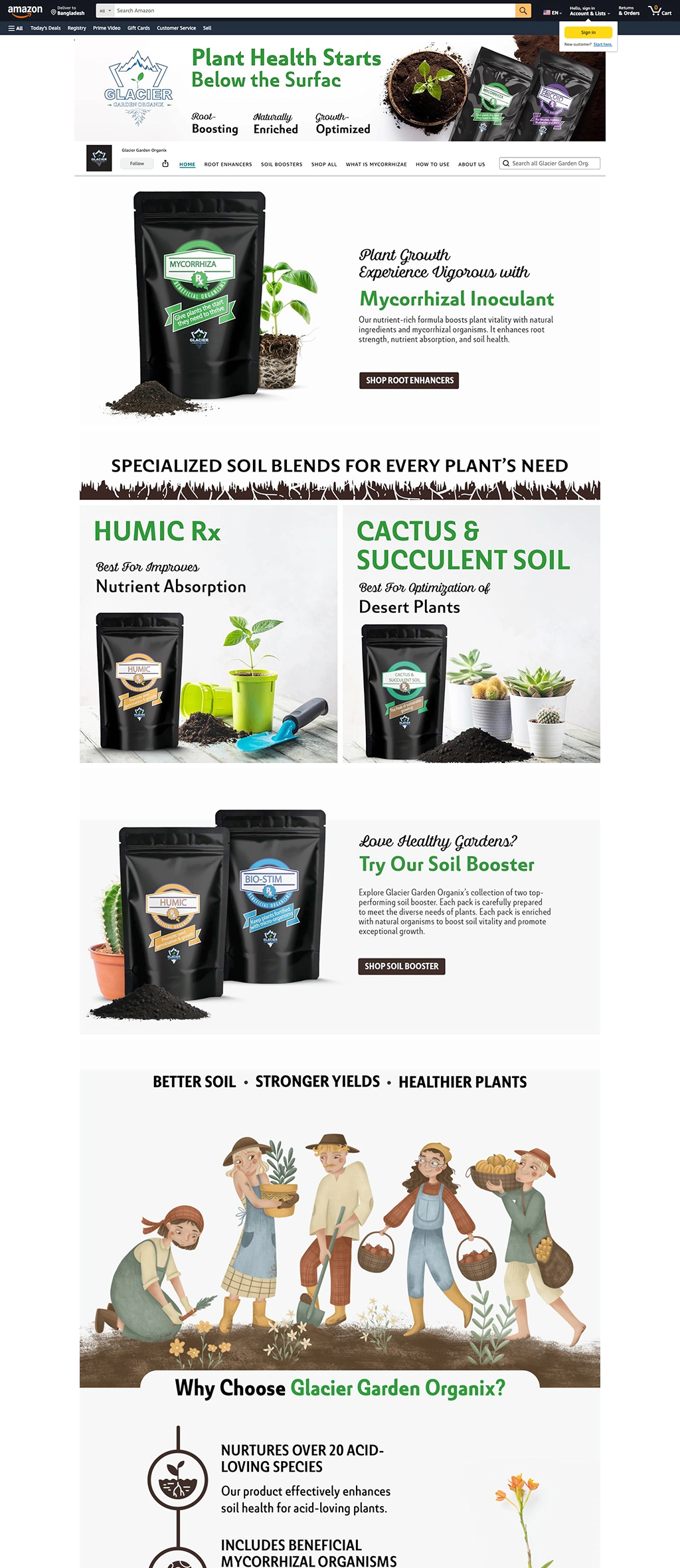 Amazon Storefront Examples