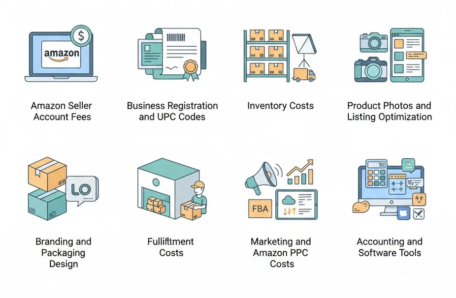 how much does it cost to start an amazon store