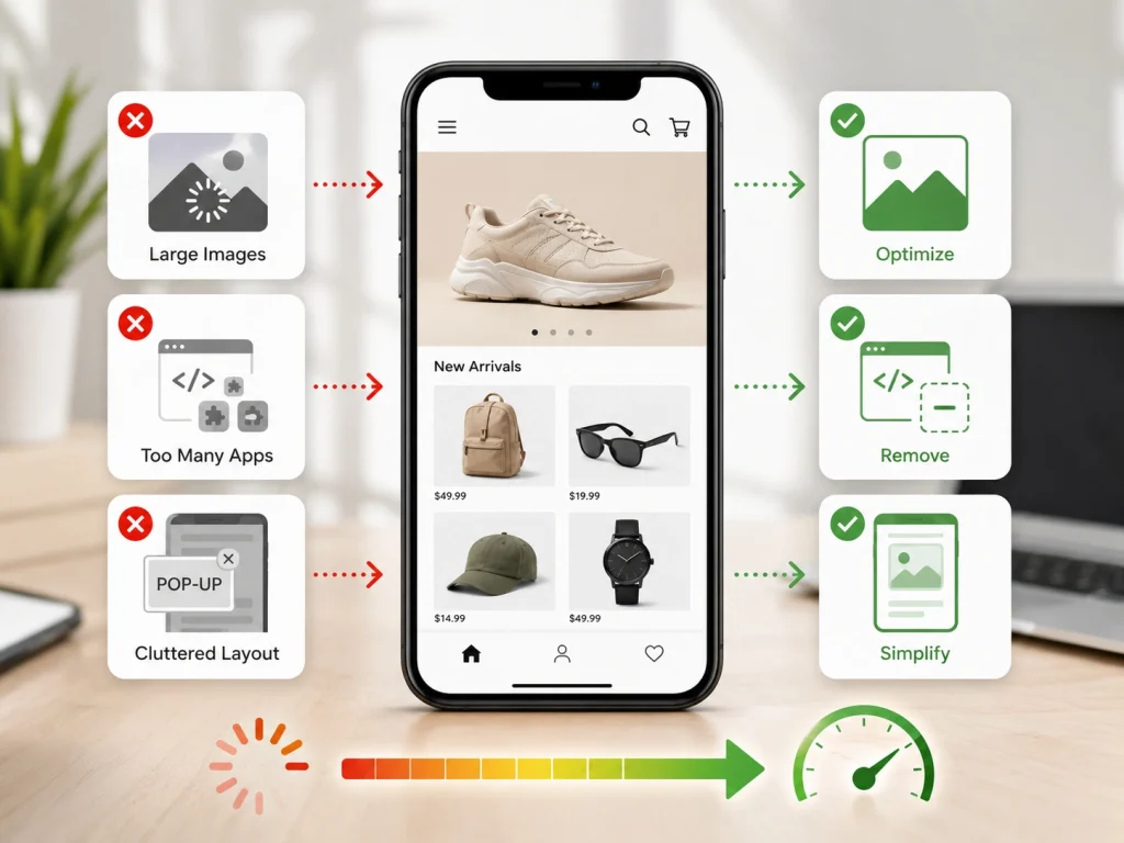 Shopify store