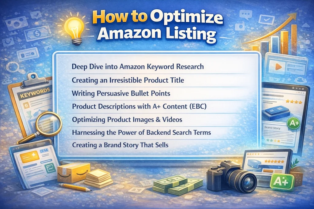 how to optimize amazon product listing