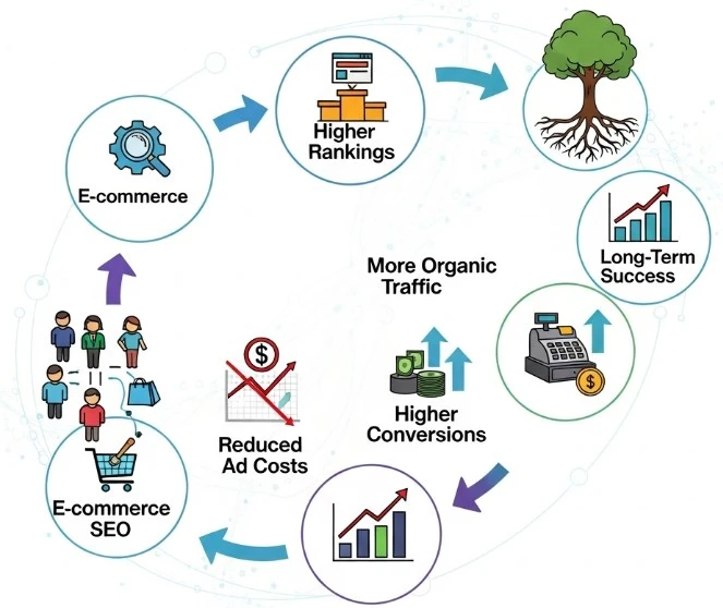 How Does Ecommerce SEO Drive Organic Traffic And Increase Sales