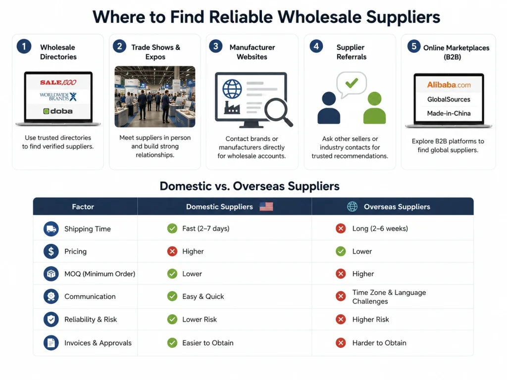 buying wholesale items to sell on amazon
