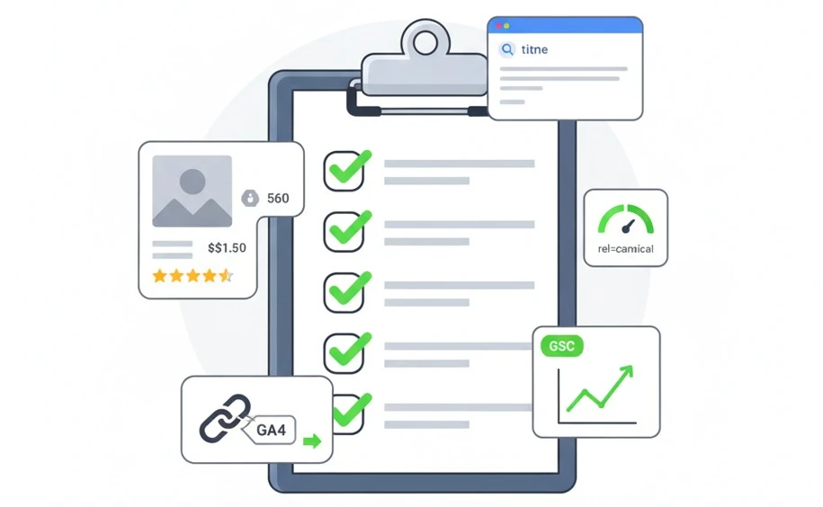 seo checklist shopify