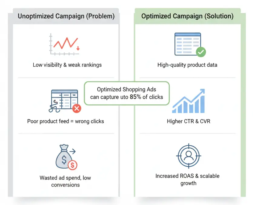 optimize google shopping ads for better roi