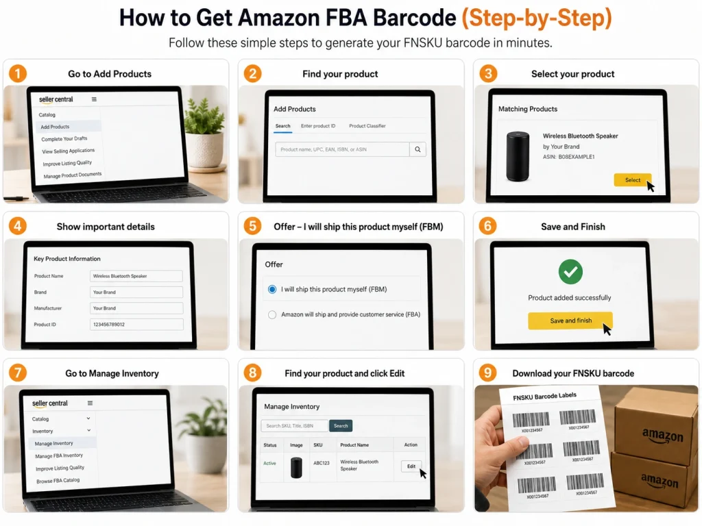 Amazon warehouse barcode