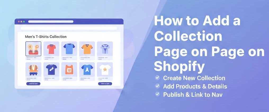 How to Add a Collection Page on Shopify