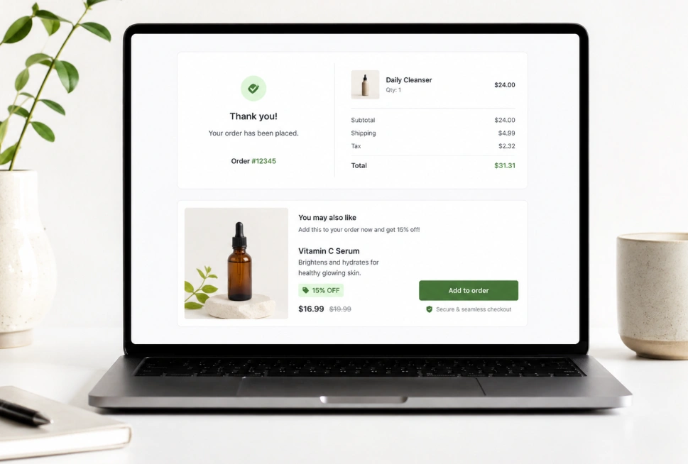 clickfunnels 2.0 cart funnel one-click upsell order button automatic charge