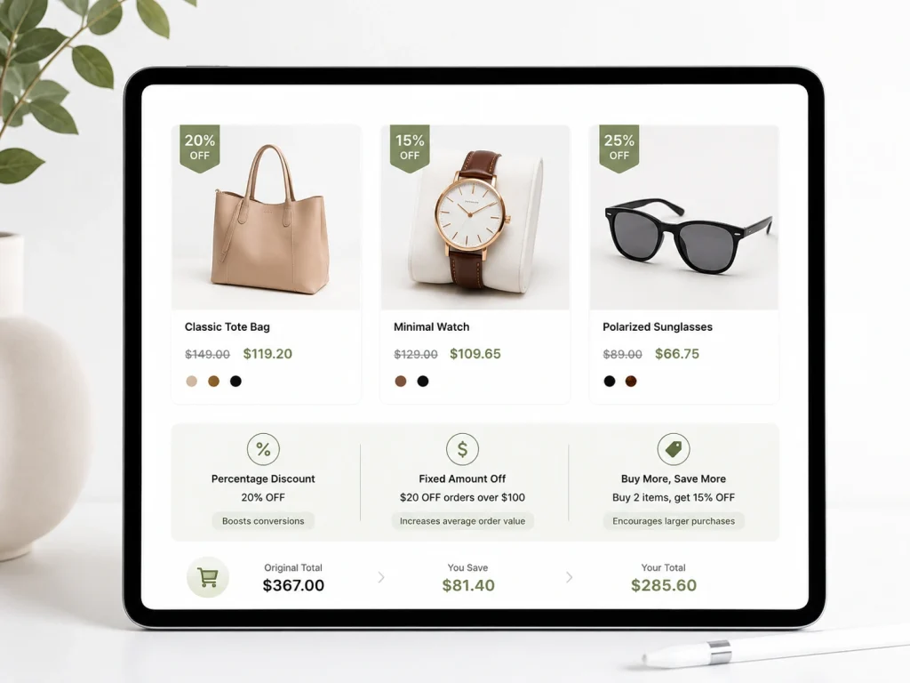 Shopify discount codes