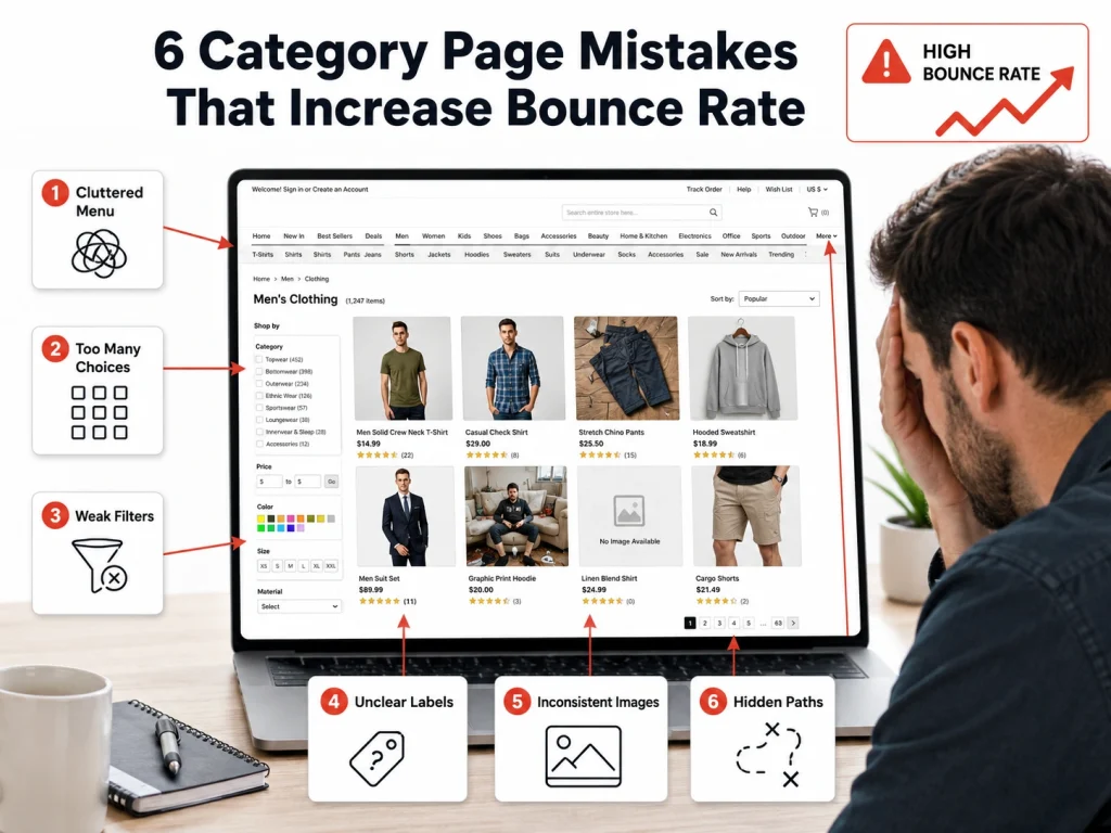 Amazon Storefront navigation