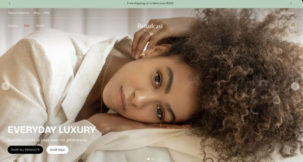 shopify themes for jewelry
