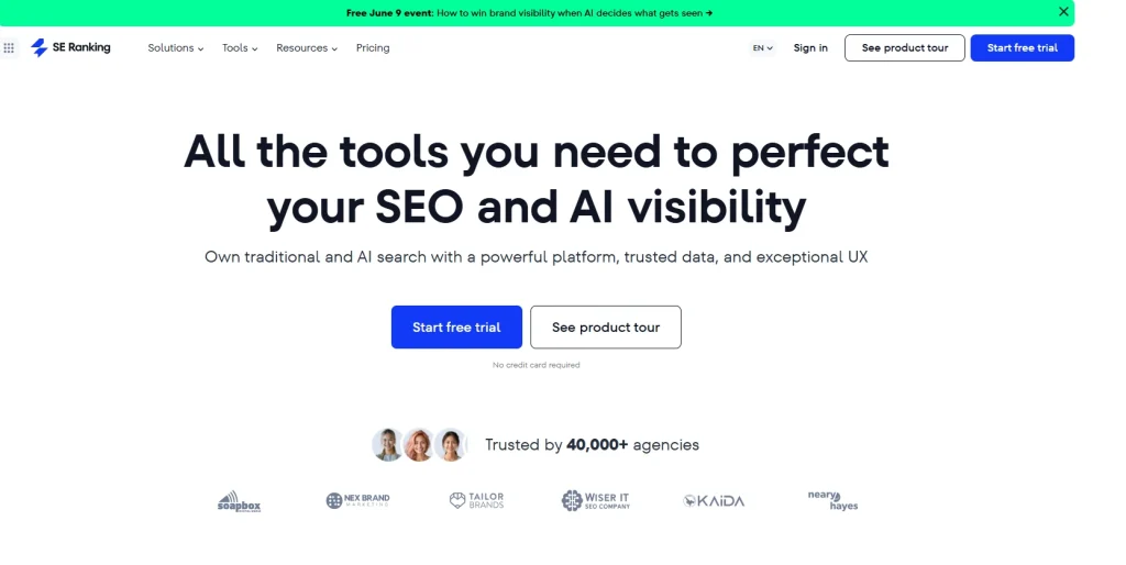 agency reporting tools for seo