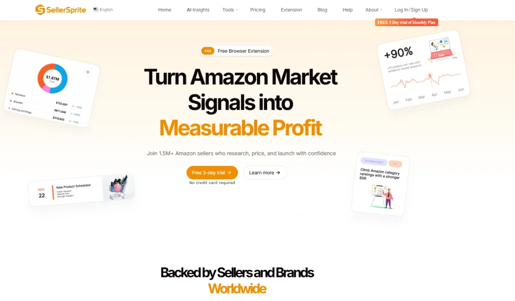 Sonar Amazon Keyword Tool