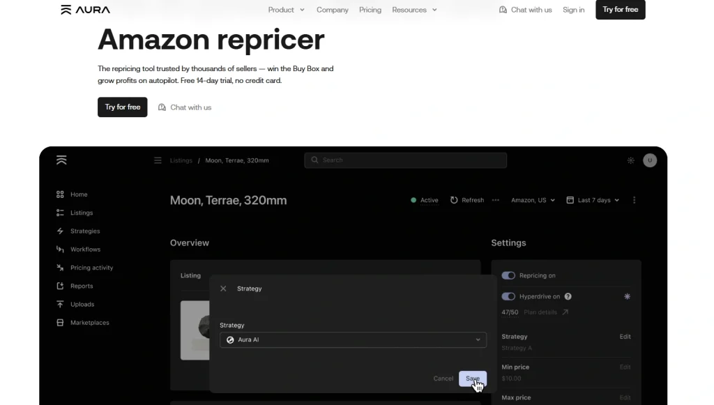 Amazon AI repricing tool