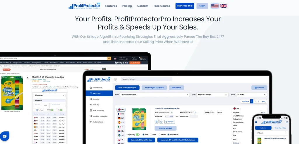 Algorithmic Amazon repricer