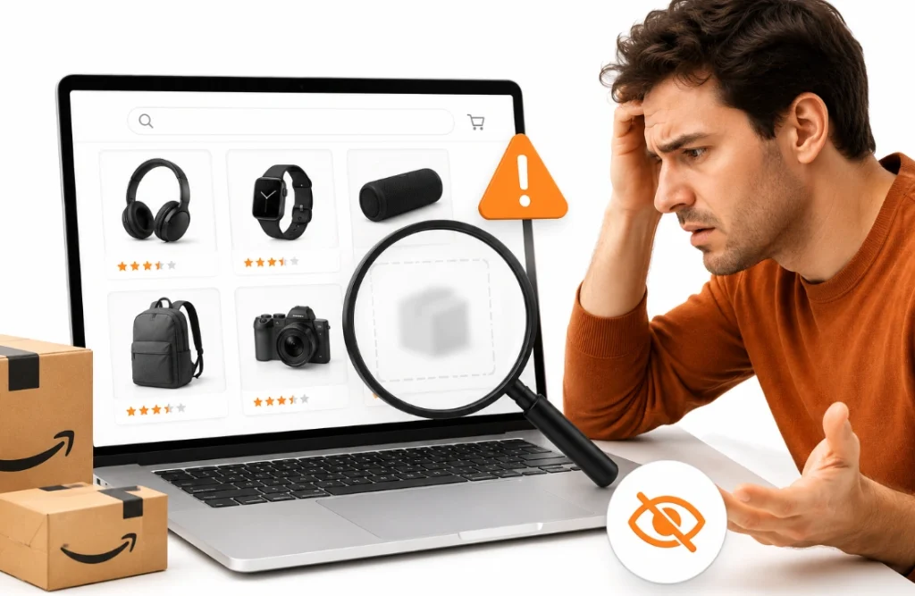 Amazon product suppressed from search