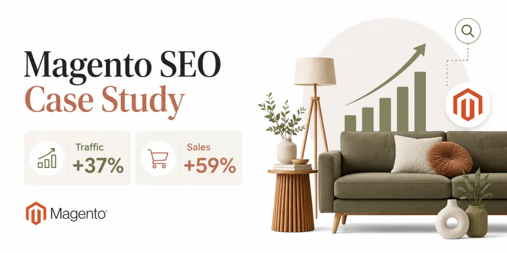 Increased Magento Organic Traffic for a Furniture and Home Décor Store