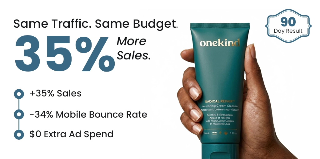 Shopify skincare CRO services
