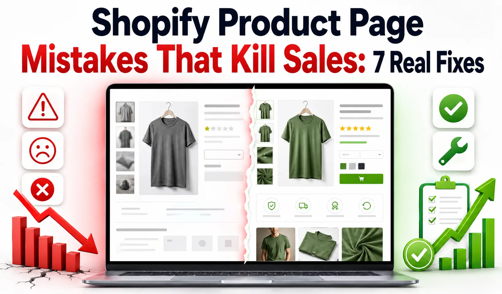 Shopify Product Page Mistakes That Kill Sales
