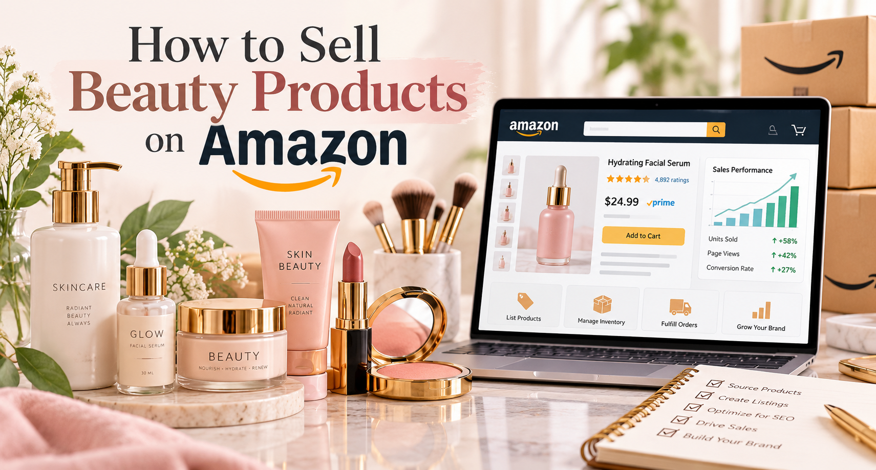 Sell Beauty Products on Amazon