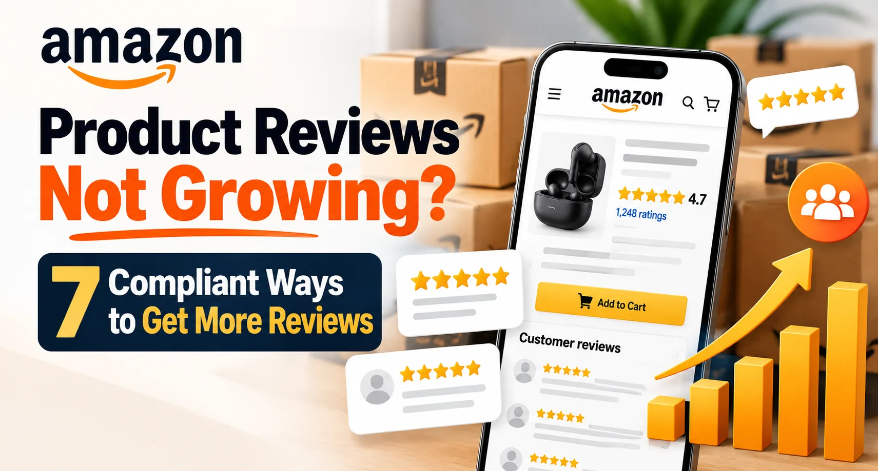 Amazon Product Reviews Not Growing