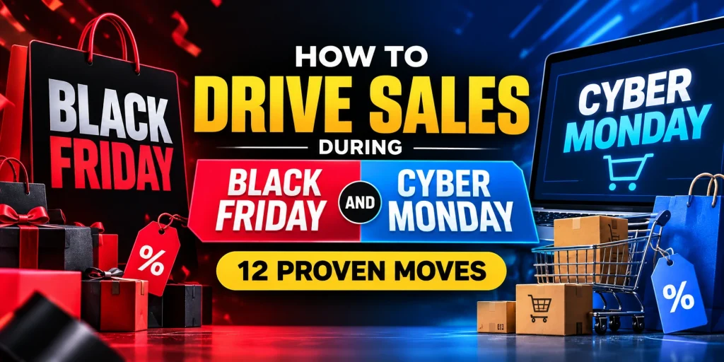 How to Drive Sales During Black Friday and Cyber Monday