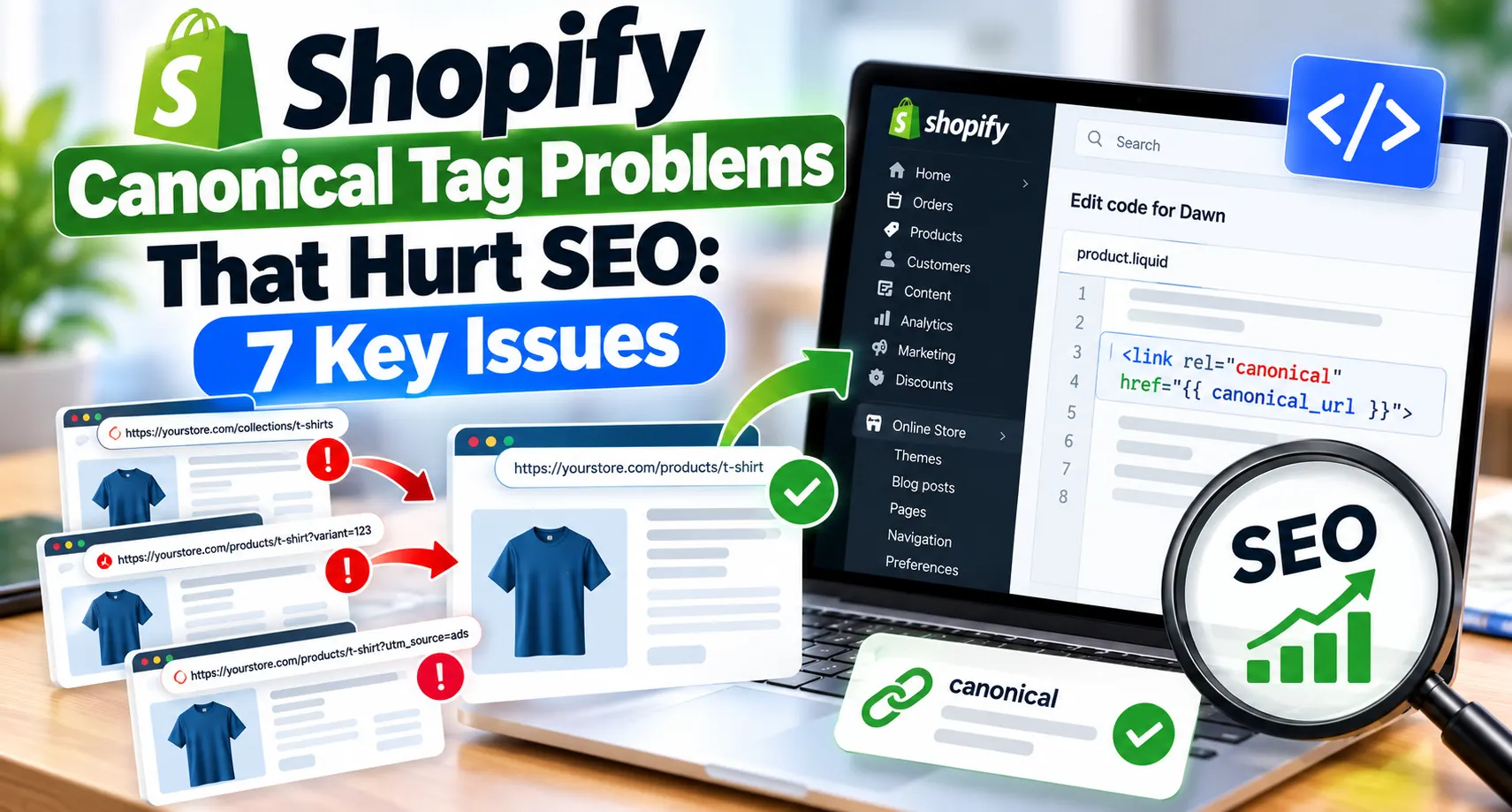 Shopify Canonical Tag Problems